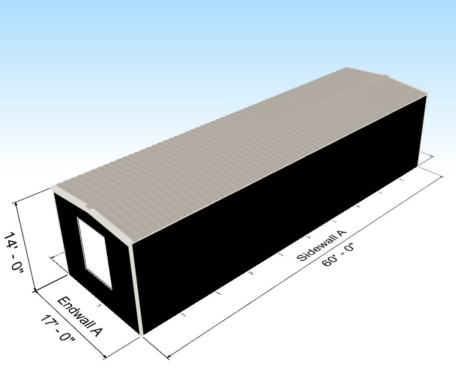 Liento GABLE ROOF GROW BUILDING - Easy Up Eco Structures